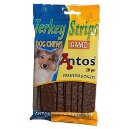 Antos Jerkey Strips With GAME Delicious Flat Meat Bars 200g